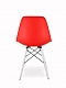 Стул DSW (красный), Eames Style Белые ножки с доставкой