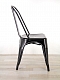 Стул Marais A-chair (Tolix style) черный глянцевый купить с доставкой