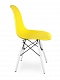 Стул DSW (жёлтый), Eames Style Белые ножки купить с доставкой