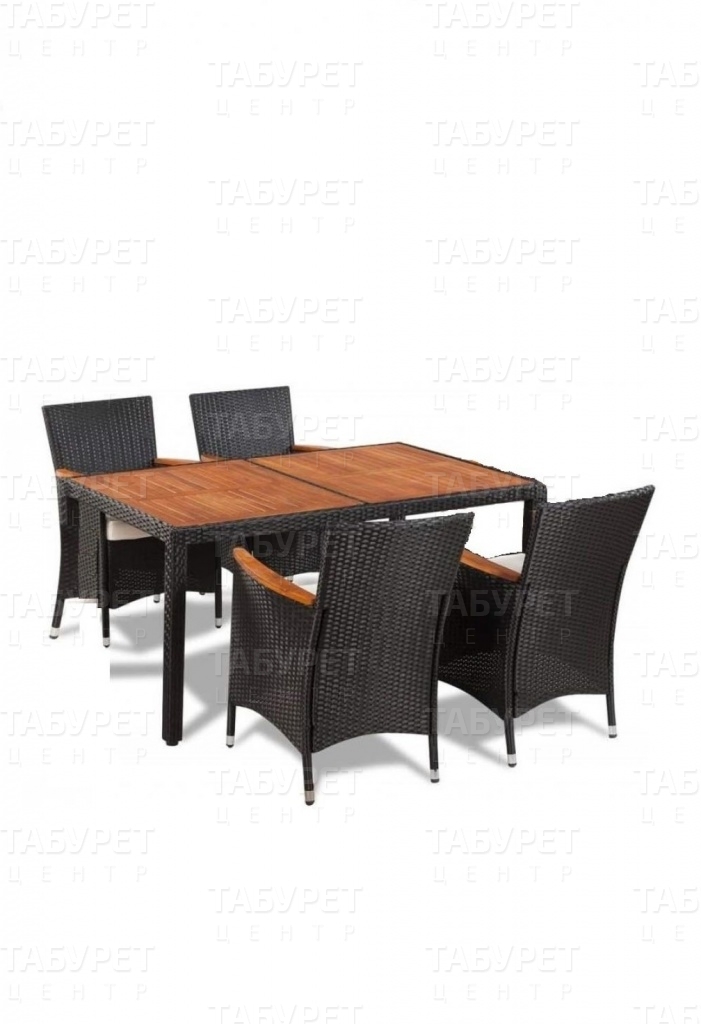 Комплект мебели (AFM-460 Brown) 4+1