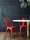 Стул Marais A-chair (Tolix style) красный глянцевый купить с доставкой