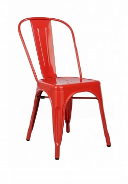 Стул Marais A-chair (Tolix style) красный глянцевый